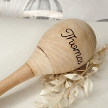 Load image into Gallery viewer, Personalised Wooden Maraca
