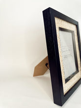 Load image into Gallery viewer, Black Rattan Photo Frame
