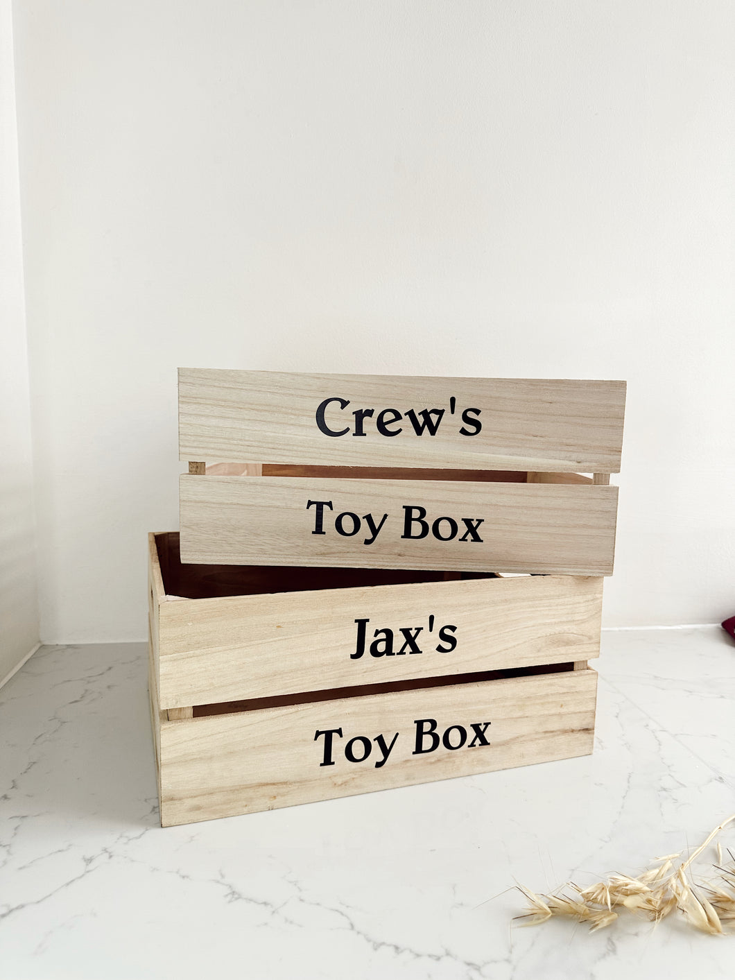 Personalised Wooden Toy Box