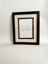 Load image into Gallery viewer, Black Rattan Photo Frame
