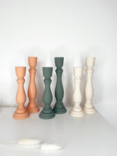 Load image into Gallery viewer, Wooden Candle Sticks
