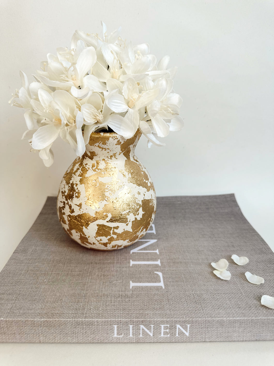 Gold Leaf Vase