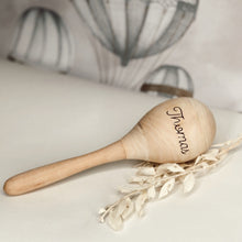 Load image into Gallery viewer, Personalised Wooden Maraca
