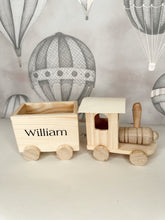 Load image into Gallery viewer, Personalised Wooden Train
