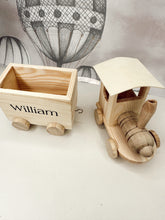 Load image into Gallery viewer, Personalised Wooden Train
