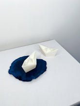 Load image into Gallery viewer, Two Origami Boat Candles
