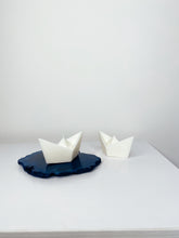 Load image into Gallery viewer, Two Origami Boat Candles
