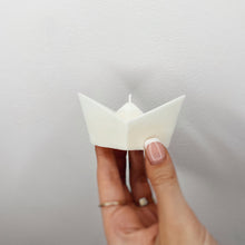 Load image into Gallery viewer, Two Origami Boat Candles
