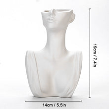 Load image into Gallery viewer, Woman Face Vase
